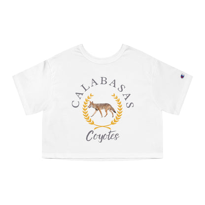 Calabasas Champion Women's Heritage Cropped T-Shirt Prep B