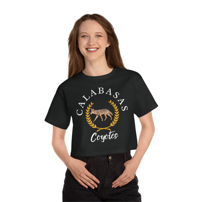 Calabasas Champion Women's Heritage Cropped T-Shirt Prep W