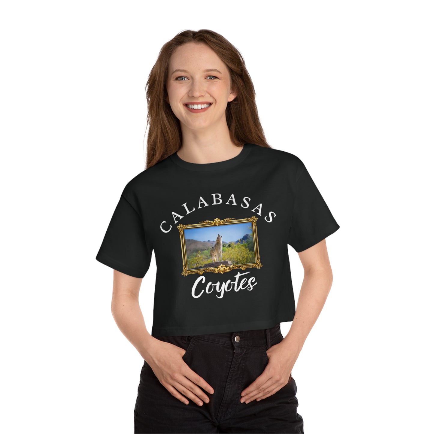 Calabasas Champion Women's Heritage Cropped T-Shirt Classic W