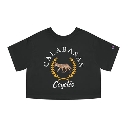 Calabasas Champion Women's Heritage Cropped T-Shirt Prep W